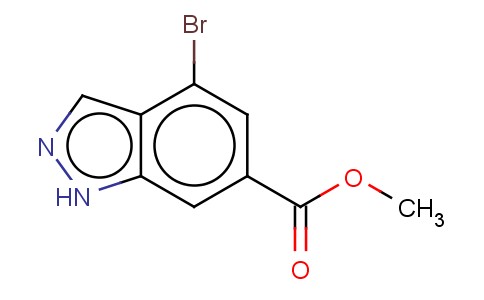 4-BROMO-6-INDAZOLECARBOXYLIC ACID METHYL ESTER